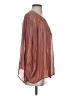 Love Sam Brown Long Sleeve Blouse Size S - photo 4