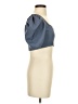 Missguided Blue Short Sleeve Top Size 4 - photo 4