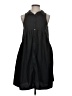 Unbranded Solid Black Casual Dress Size S - photo 1