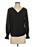 Unbranded Black Long Sleeve Blouse Size S (estimated) - photo 1