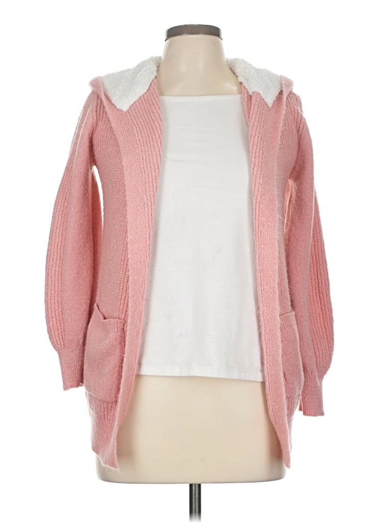 Pre-owned No Boundaries Cardigan Sweater In Pink