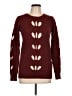 Assorted Brands Hearts Burgundy Pullover Sweater Size L - photo 1