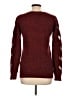 Assorted Brands Hearts Burgundy Pullover Sweater Size L - photo 2