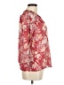 Paige Floral Red 3/4 Sleeve Blouse Size M - photo 4