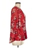 Kut from the Kloth 100% Polyester Red 3/4 Sleeve Blouse Size M - photo 4