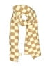 Shiraleah 100% Nylon Checkered-gingham Yellow Tan Scarf One size - photo 1