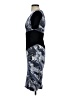 Prabal Gurung Graphic Blue Casual Dress Size 2 - photo 5
