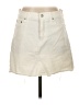 Gap Solid White Denim Skirt Size 27 waist (petite) - photo 1