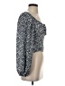 Sienna Sky 100% Polyester Silver Long Sleeve Top Size S - photo 4