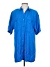 Assorted Brands 100% Rayon Blue Casual Dress Size S - photo 1