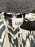 Gap 100% Rayon Print Silver Casual Dress Size M - photo 7