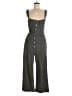 Zara Chevron-herringbone Gray Jumpsuit Size M - photo 1