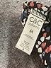 C&C California 100% Polyester Floral Black Long Sleeve Blouse Size M - photo 8