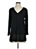 DKNY 100% Polyester Black Long Sleeve Blouse Size S - photo 1