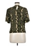H&M 100% Rayon Green Short Sleeve Blouse Size 6 - photo 2