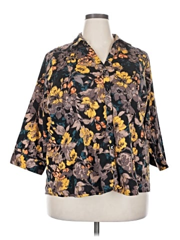 212 Collection 3/4 Sleeve Blouse (view 1)