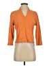 Rafaella 100% Cotton Orange Cardigan Size M (petite) - photo 1