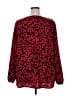 Lane Bryant Red Long Sleeve Blouse Size 24 - photo 2