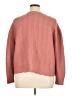 Express Chevron-herringbone Solid Orange Pink Pullover Sweater Size XL - photo 2