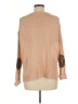 Ellison 100% Acrylic Metallic Tan Pullover Sweater Size M - photo 2