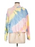 Sadie & Sage 100% Polyester Tie-dye Pink Sweatshirt Size L - photo 1