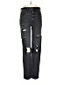 Eunina Hearts Black Jeans Size 3 - photo 1
