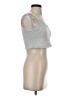 If It Were Me Silver Sleeveless Top Size S - photo 4