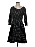 Young Essence Polka Dots Black Casual Dress Size S - photo 1