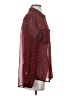 TWO by Vince Camuto 100% Polyester Polka Dots Red Long Sleeve Blouse Size S - photo 4