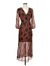 Stevie May Paisley Brown Cocktail Dress Size XS - photo 1