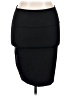 SAVVI Solid Black Casual Skirt Size XL - photo 1