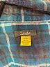Cabela's 100% Cotton Plaid Blue Long Sleeve Button-Down Shirt Size M - photo 7