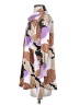 Equipment 100% Silk Print Purple Blouse Size P (petite) - photo 5