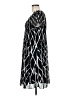 Sunny Leigh 100% Polyester Graphic Black Casual Dress Size M - photo 5