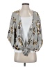 Assorted Brands 100% Rayon Gray Cardigan Size S - photo 1