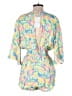 Kenny Flowers 100% Viscose Tropical Yellow Romper Size XS - photo 2