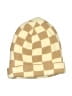 Shiraleah 100% Nylon Checkered-gingham Ivory Tan Beanie One size - photo 1