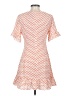 Polly 100% Polyester Polka Dots Orange Casual Dress Size 4 - photo 2