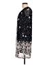 LINE 100% Polyester Stars Black Blue Casual Dress Size M (petite) - photo 5