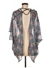 Love Tree 100% Polyester Blue 3/4 Sleeve Blouse Size M - photo 2