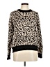 T Tahari Animal Print Tan Pullover Sweater Size M - photo 1
