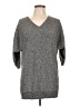 New York & Company 100% Acrylic Gray Pullover Sweater Size L - photo 1