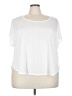 SAVVI White Short Sleeve T-Shirt Size 2X - photo 1