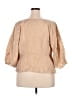 Torrid Tan 3/4 Sleeve Blouse Size 2X Plus (2) - photo 2