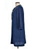 Buttons 100% Polyester Blue Casual Dress Size L - photo 5