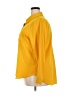 Assorted Brands Solid Yellow 3/4 Sleeve Button-Down Shirt Size 2X - photo 5