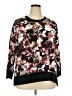 Lularoe Floral Black Pullover Sweater Size 22 - 24 - photo 1