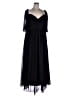 Assorted Brands 100% Polyester Black Cocktail Dress Size XL (estimated) - photo 1
