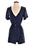Madewell 100% Viscose Polka Dots Blue Romper Size XXS - photo 1