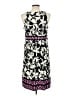 Apt. 9 Print Black Casual Dress Size L - photo 2